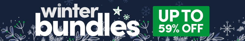 Save up to 59% off with our Winter Bundles! Plus free customisations!